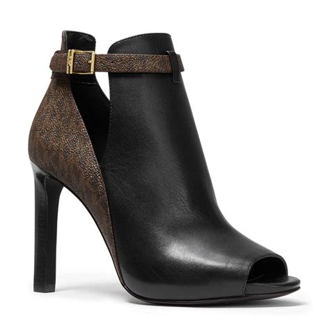 michael michael kors women's lawson open toe stores|Michael Kors Lawson bootie.